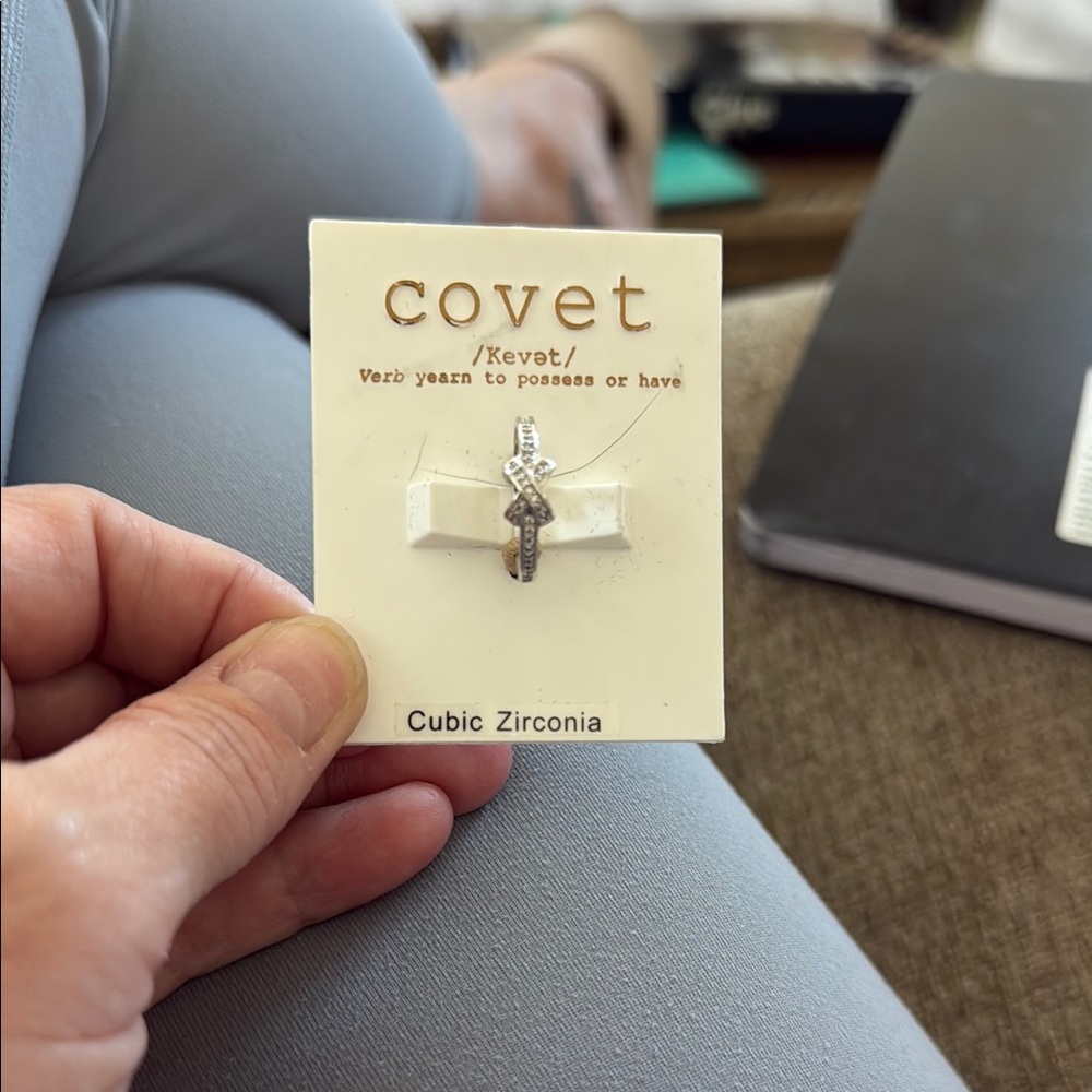Covet Cubic Zirconia Silver Ring